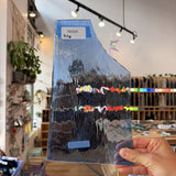 Light Blue Vintage Spectrum Waterglass Sheet Glass Spectrum Glass