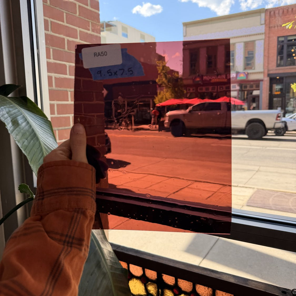 Purple Brown Krosno Sheet Glass Colorado Glassworks