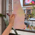 Light Pink Vintage Wispy Iridescent Spectrum