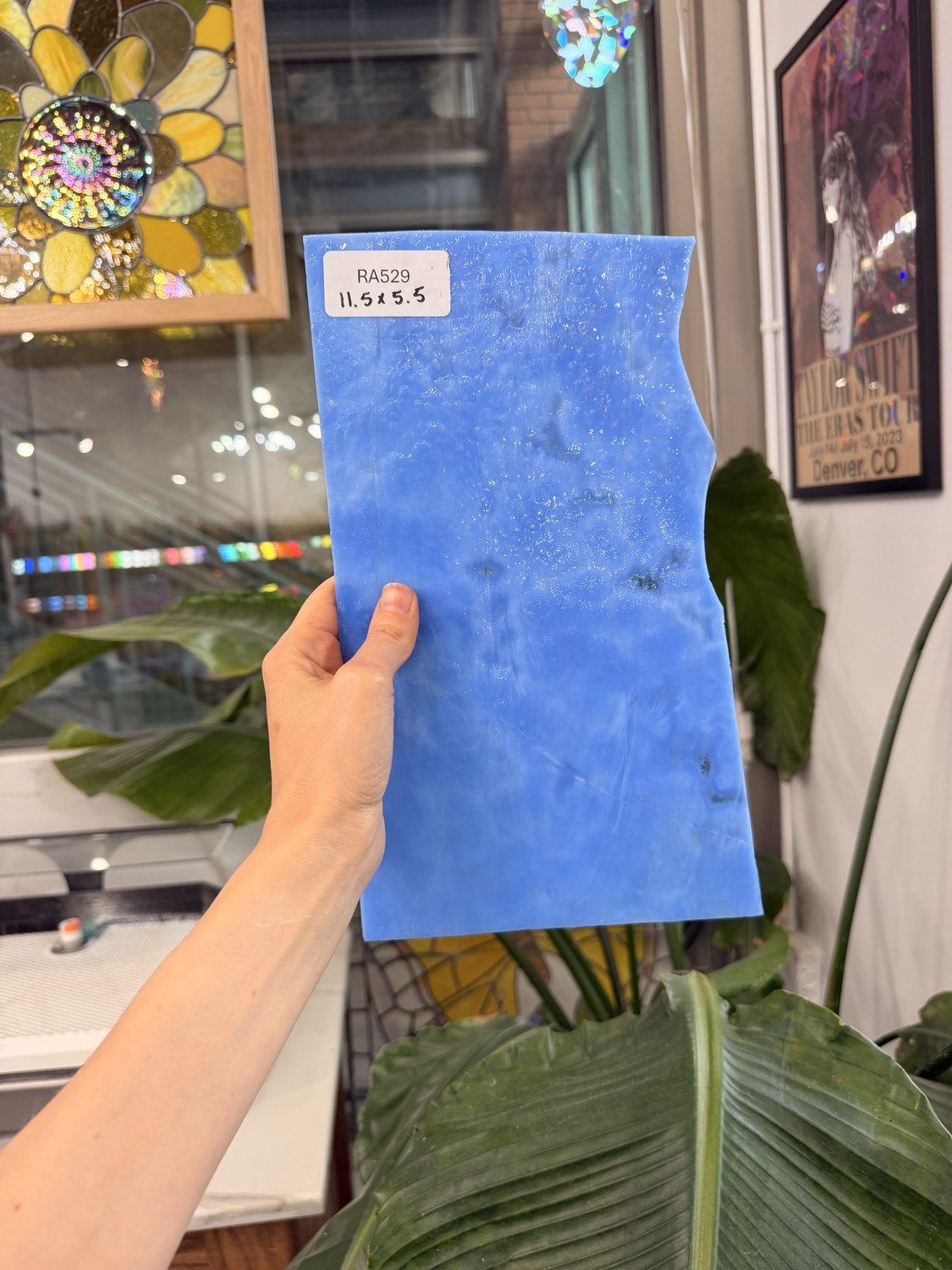 Periwinkle Blue Mottled