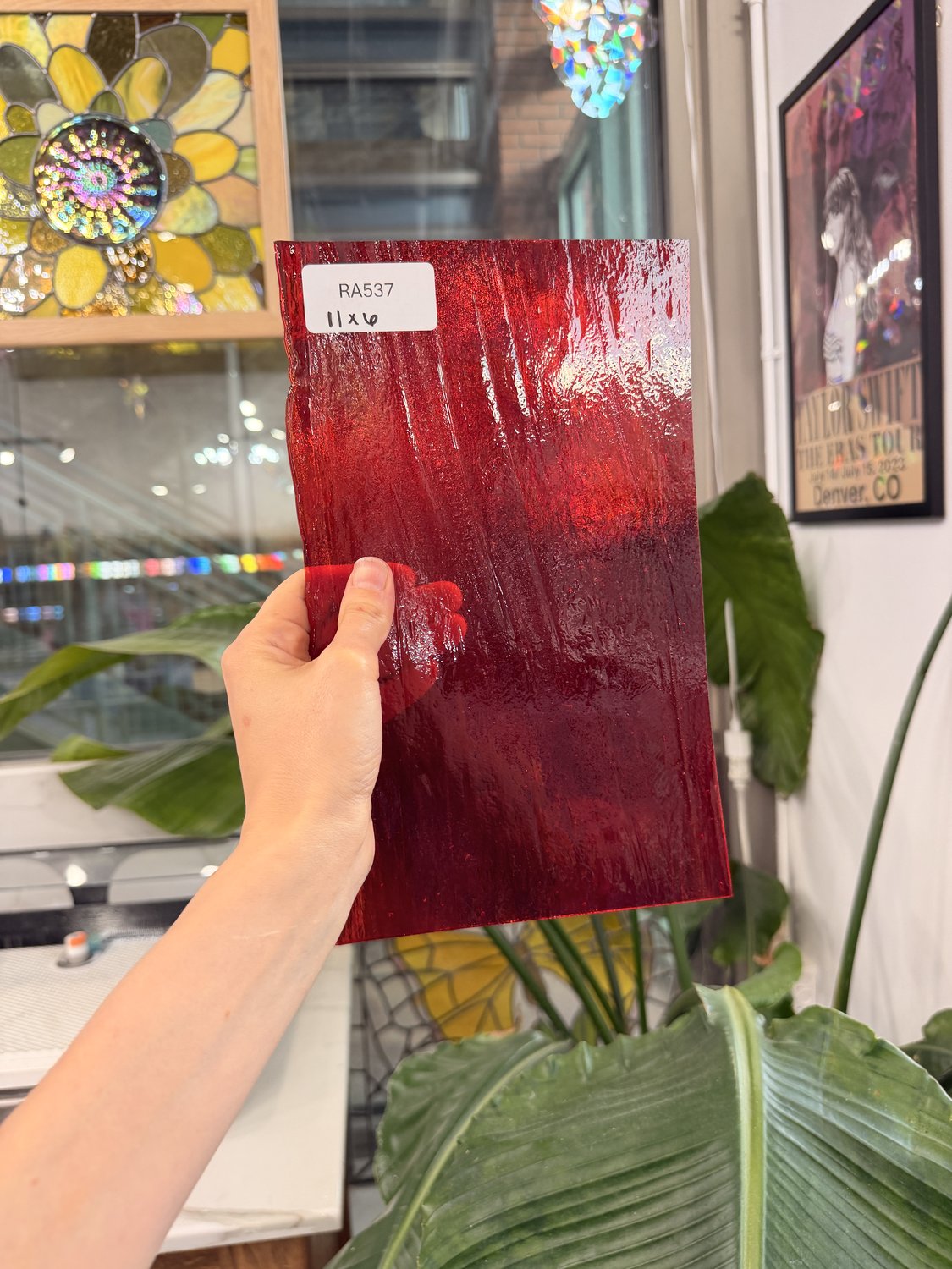 Red Transparent Bullseye – RA537