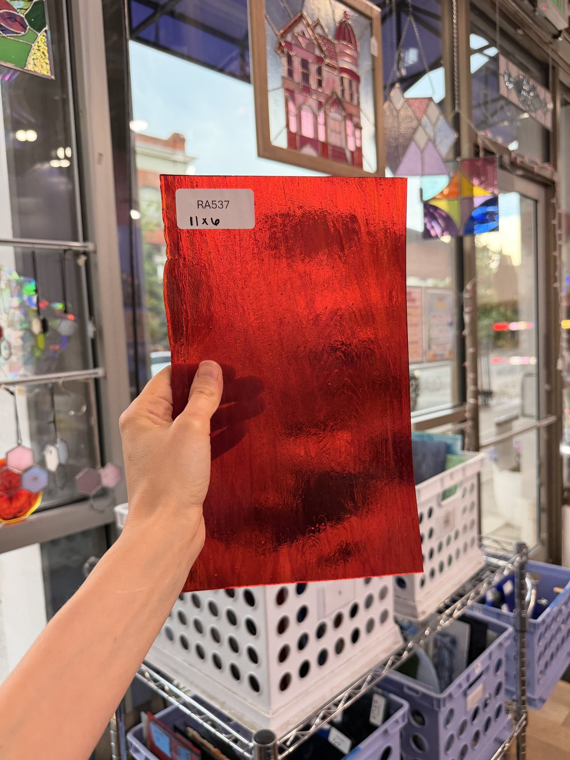 Red Transparent Bullseye – RA537