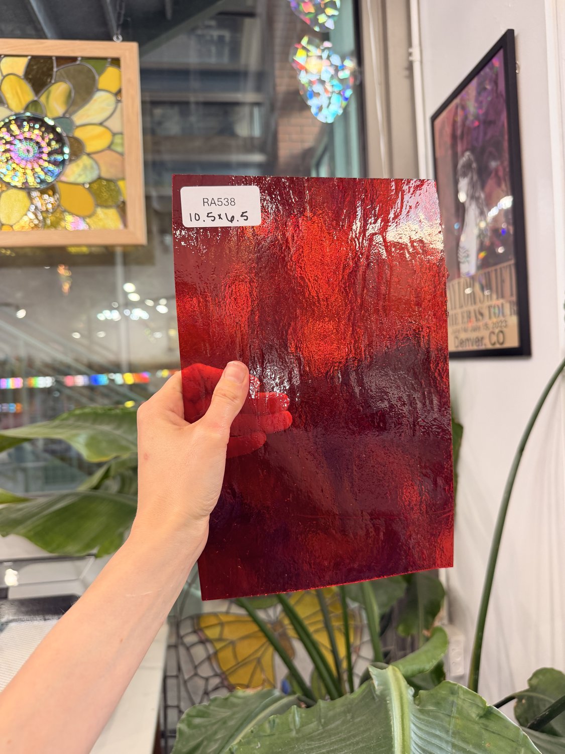 Red Transparent Bullseye – RA538