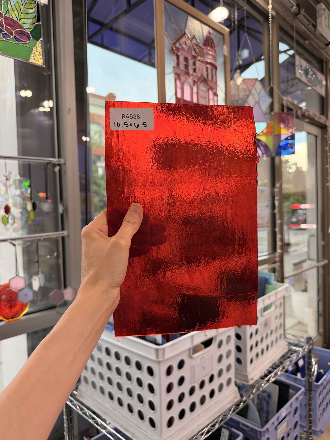 Red Transparent Bullseye – RA538