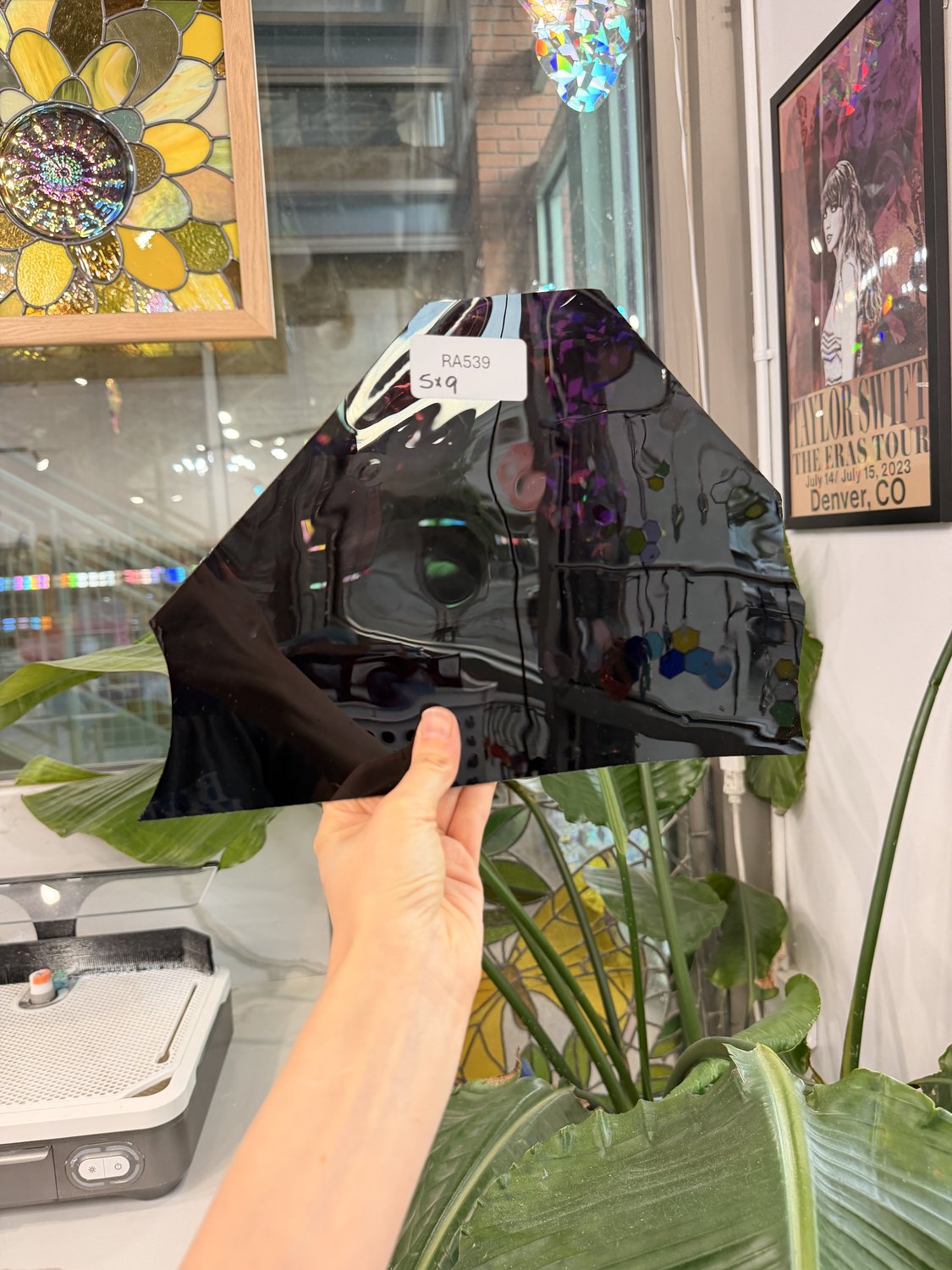 Dark Purple Vintage Mouthblown – RA539