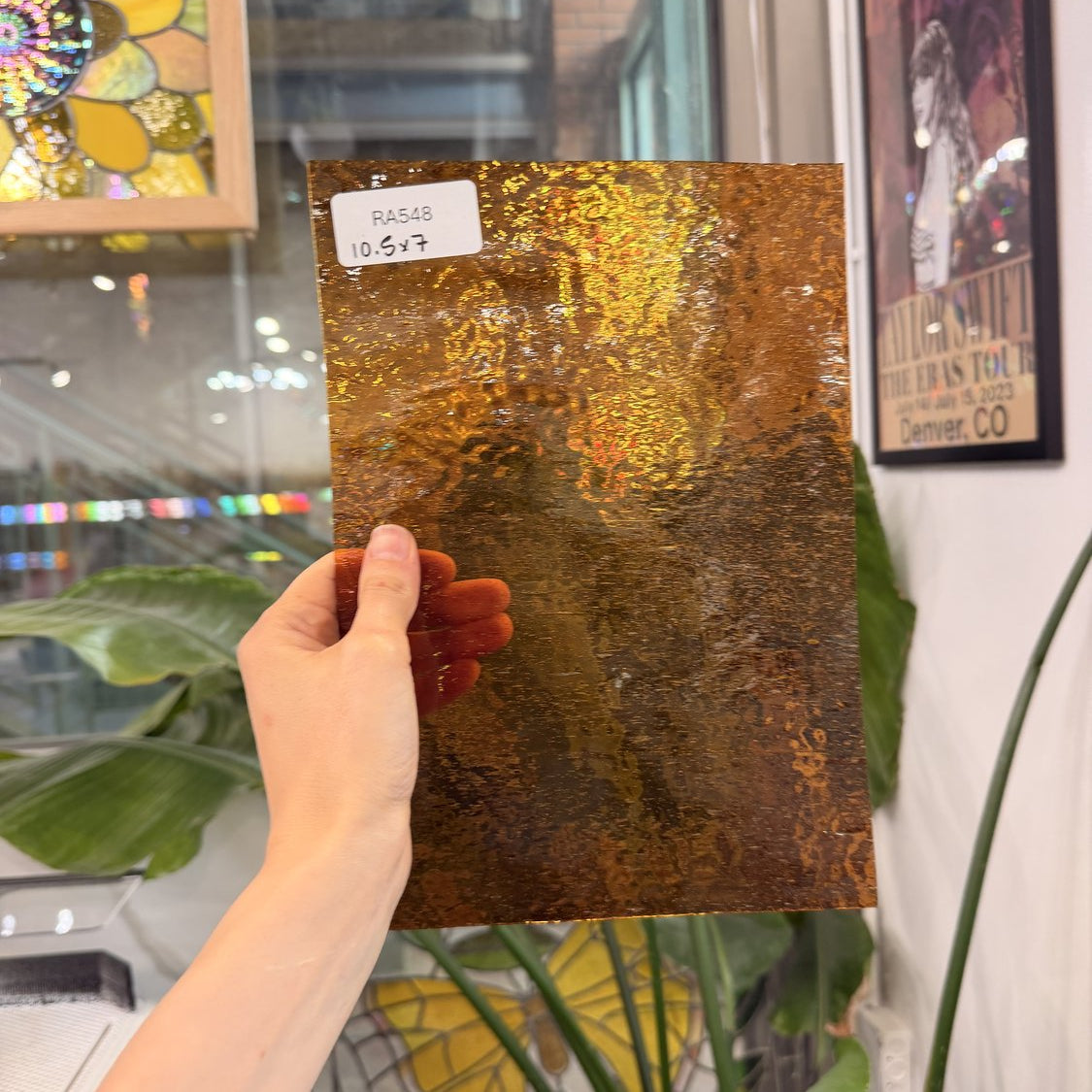 Vintage Amber Seedy Spectrum