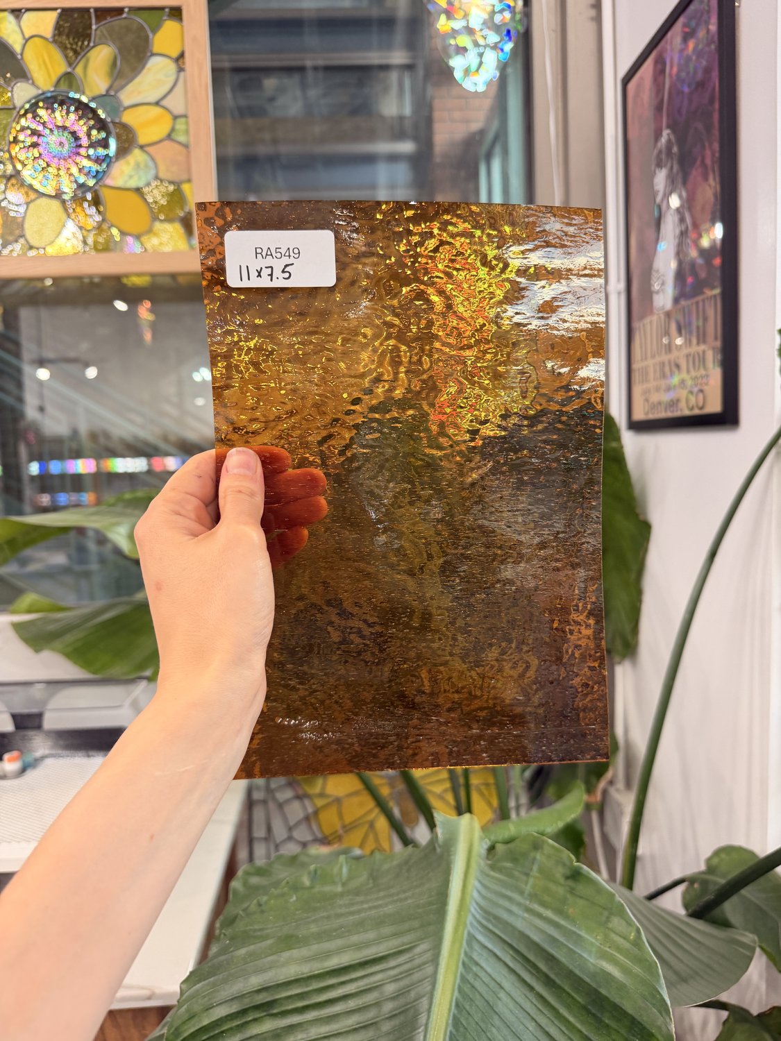 Vintage Amber Seedy Spectrum – RA549