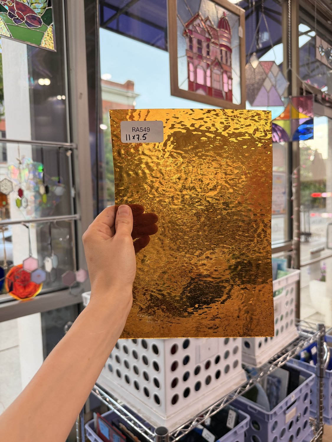 Vintage Amber Seedy Spectrum – RA549