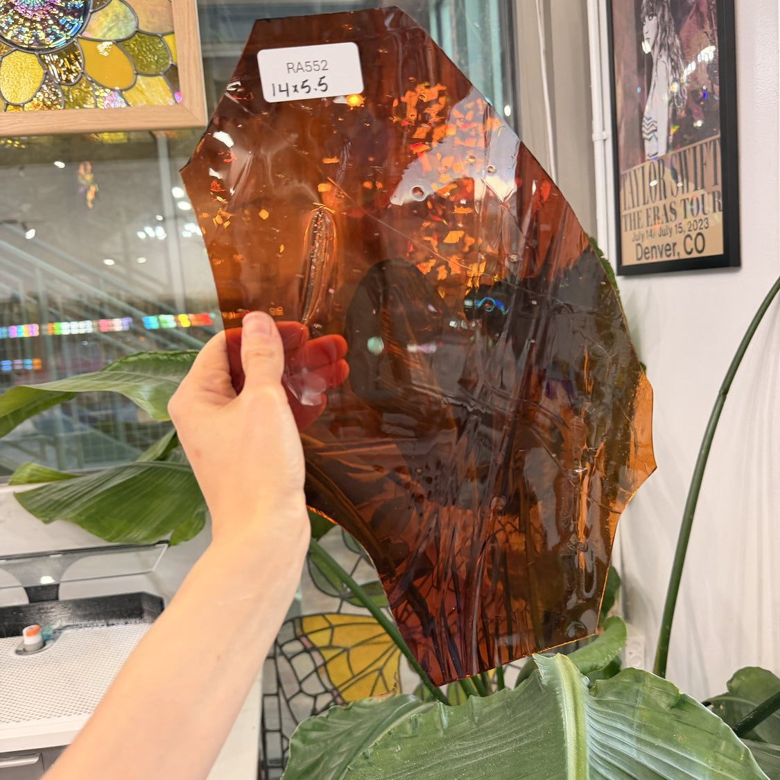 Amber Reamy Mouthblown English Glass