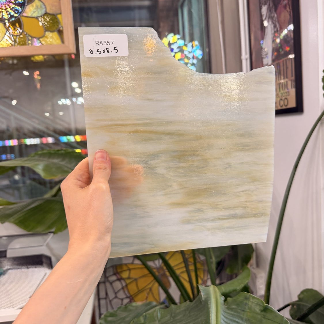 Mixed White Amber Wispy