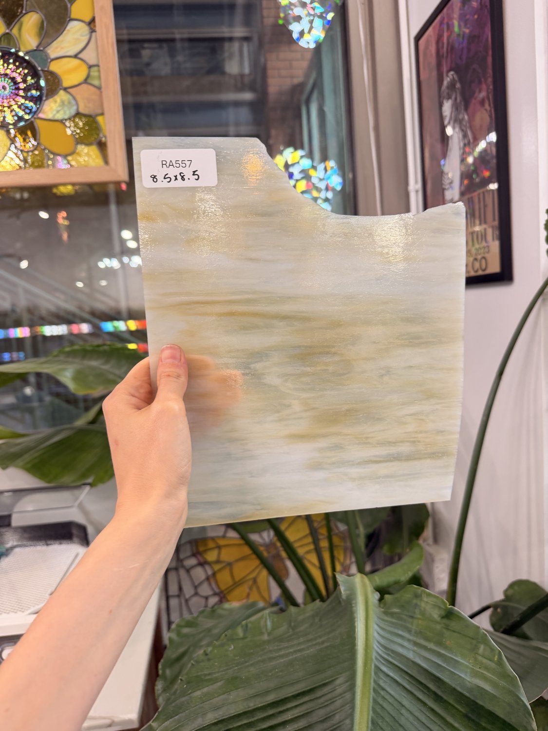 Mixed White Amber Wispy