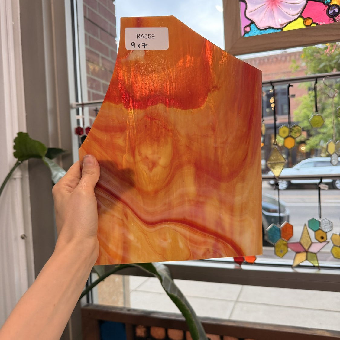Mixed Orange Red Opal