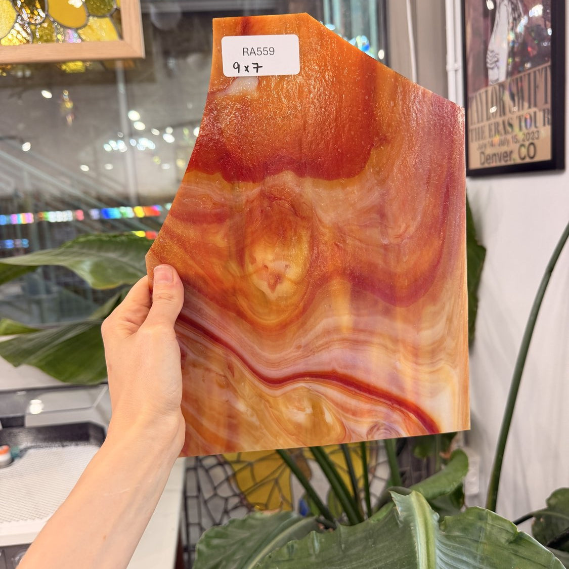 Mixed Orange Red Opal