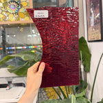 Red Ripple Textured Transparent – RA562