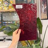 Red Ripple Textured Transparent – RA562