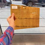 Medium Amber Transparent Waterglass