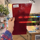 Transparent Milky Red Kokomo Sheet Glass