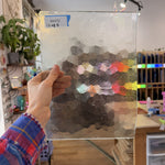 Hammered Honeycomb Transparent Textured Sheet Glass
