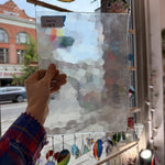 Hammered Honeycomb Transparent Textured Sheet Glass