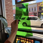 Vintage Green GNA Sheet Glass Colorado Glassworks