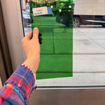 Medium Green Transparent Sheet Glass