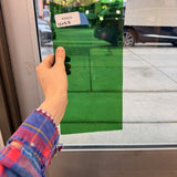 Medium Green Transparent Sheet Glass