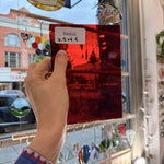 Red on Clear Flash Glass Mouthblown Sheet Glass – RA606