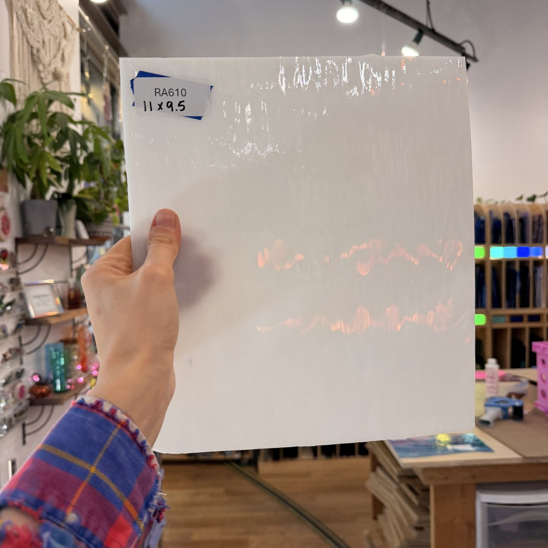 White Opal Oceanside Waterglass Sheet Glass