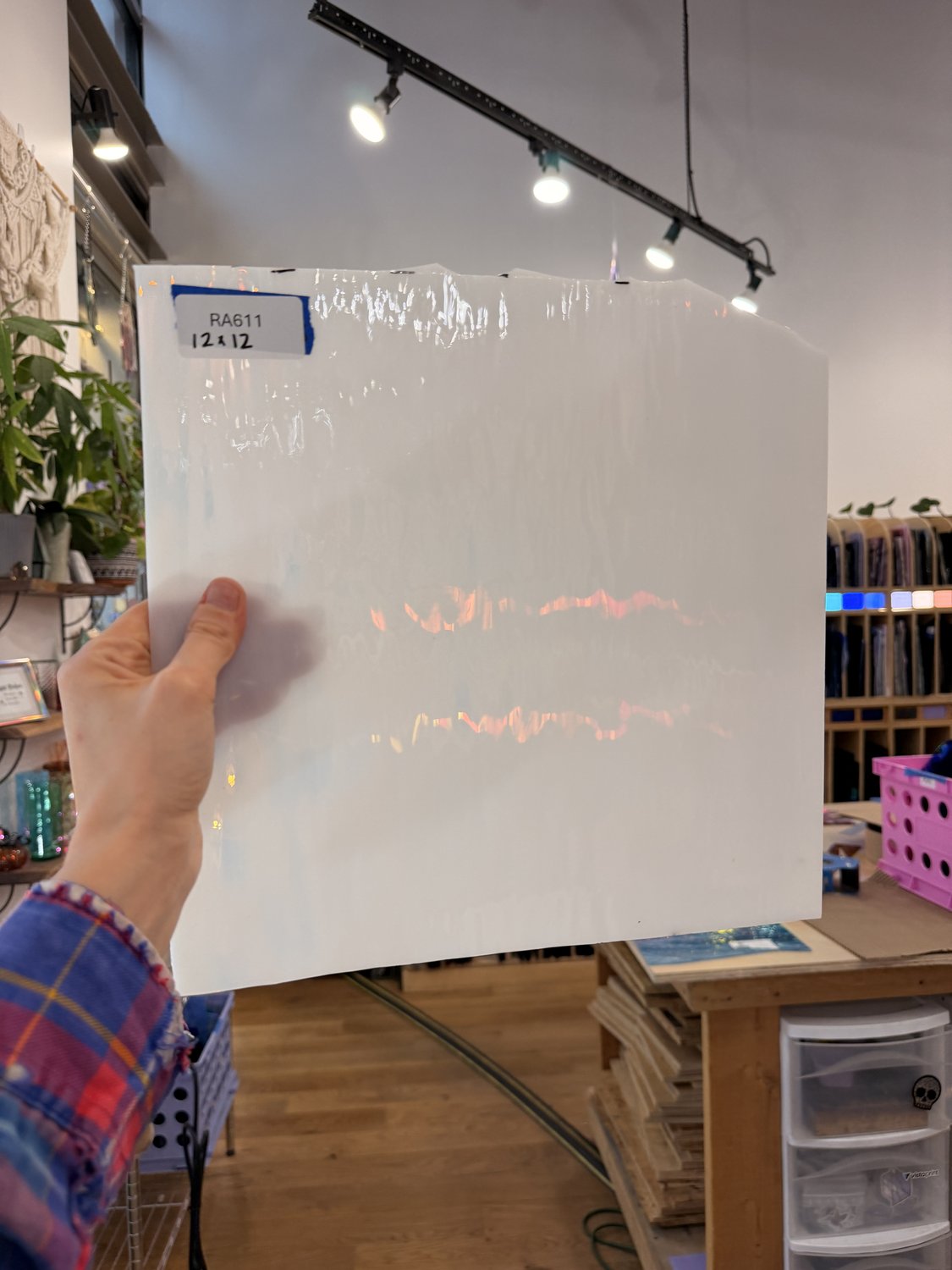 White Opal Oceanside Waterglass Sheet Glass – RA611