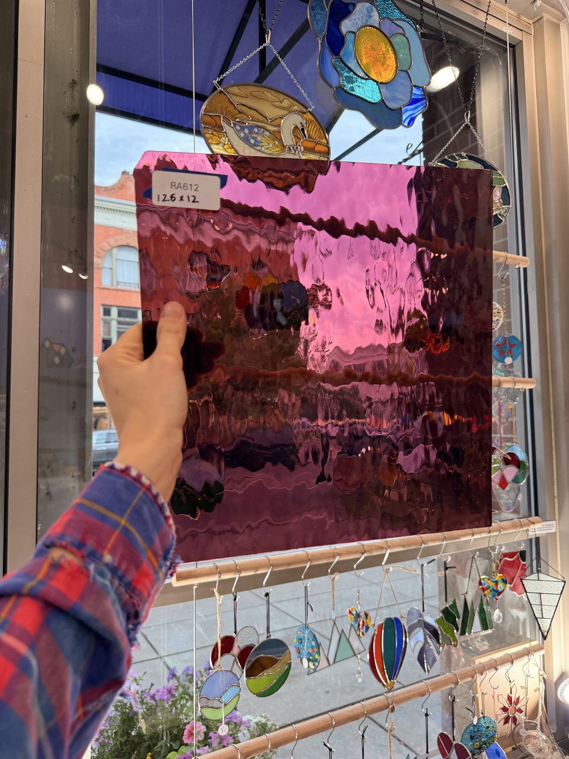 Light Purple Pink Oceanside Waterglass  96 COE Sheet Glass – RA612