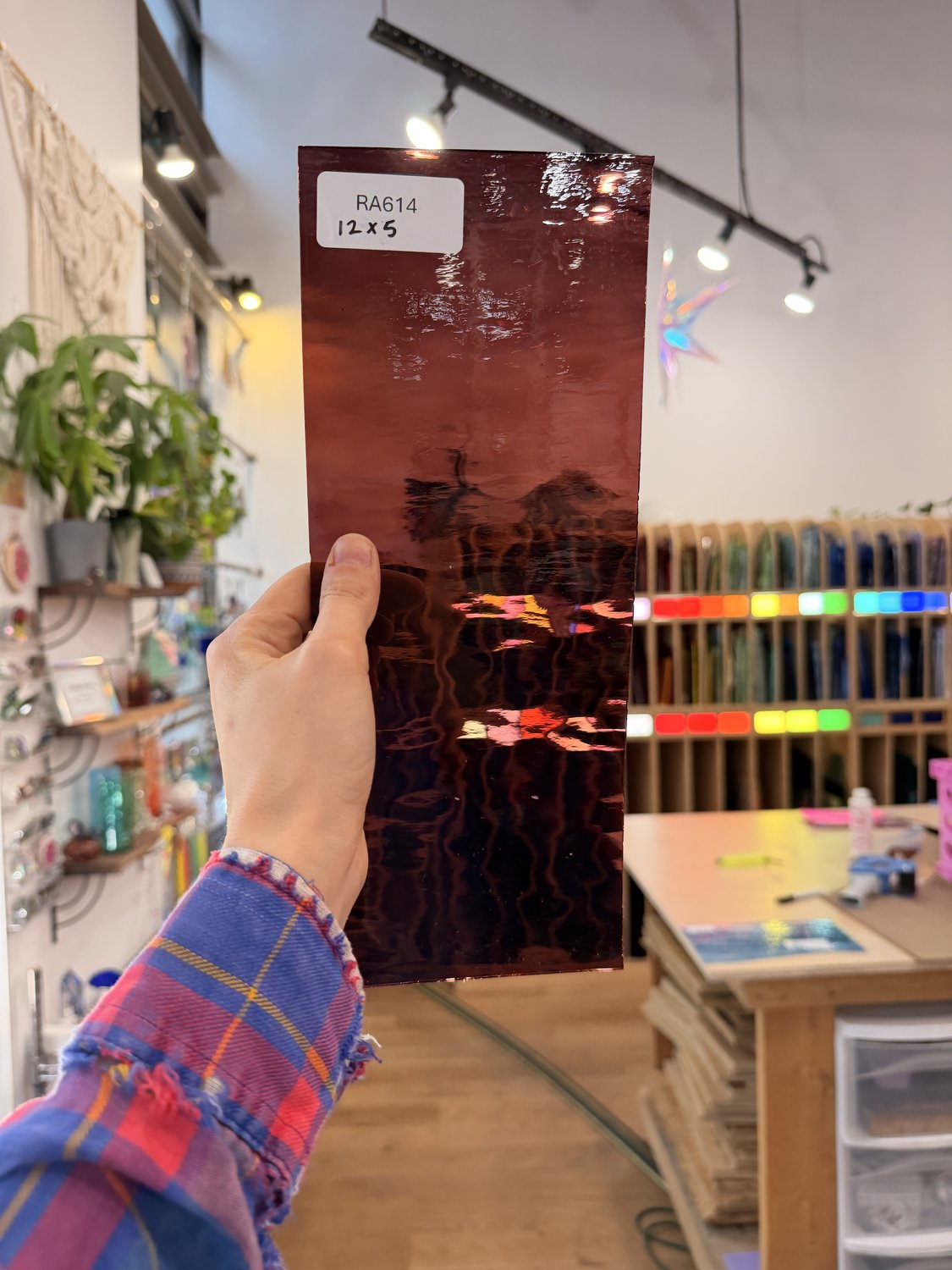 Light Purple Pink Oceanside Waterglass  96 COE Sheet Glass – RA614
