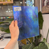 Periwinkle Cornflower Blue Iridescent Wissmach Fusible 96 COE – RA629