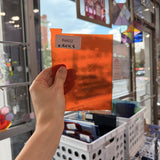 Orange Bullseye Transparent Fusible 90 COE (Pre-Strcuk) – RA632