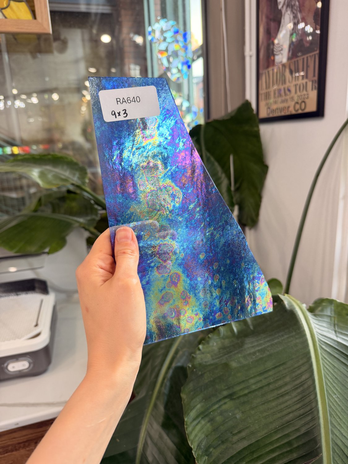 Lum Periwinkle Transparent Fusible 96 COE Wissmach