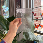 Transparent Iridescent Stringer Bullseye Fusible 90 COE – RA643