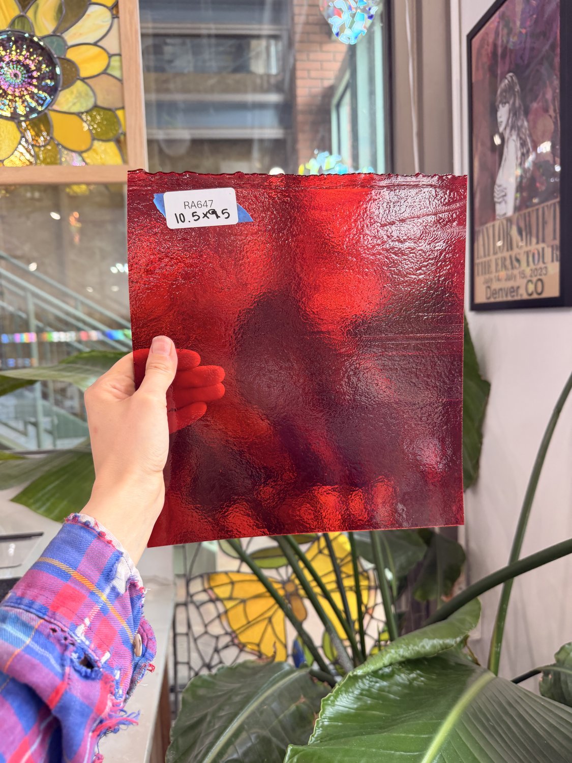 Red Transparent Bullseye – RA647