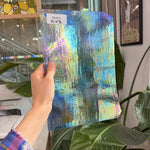 Periwinkle Cornflower Blue Iridescent Wissmach Fusible 96 COE – RA665