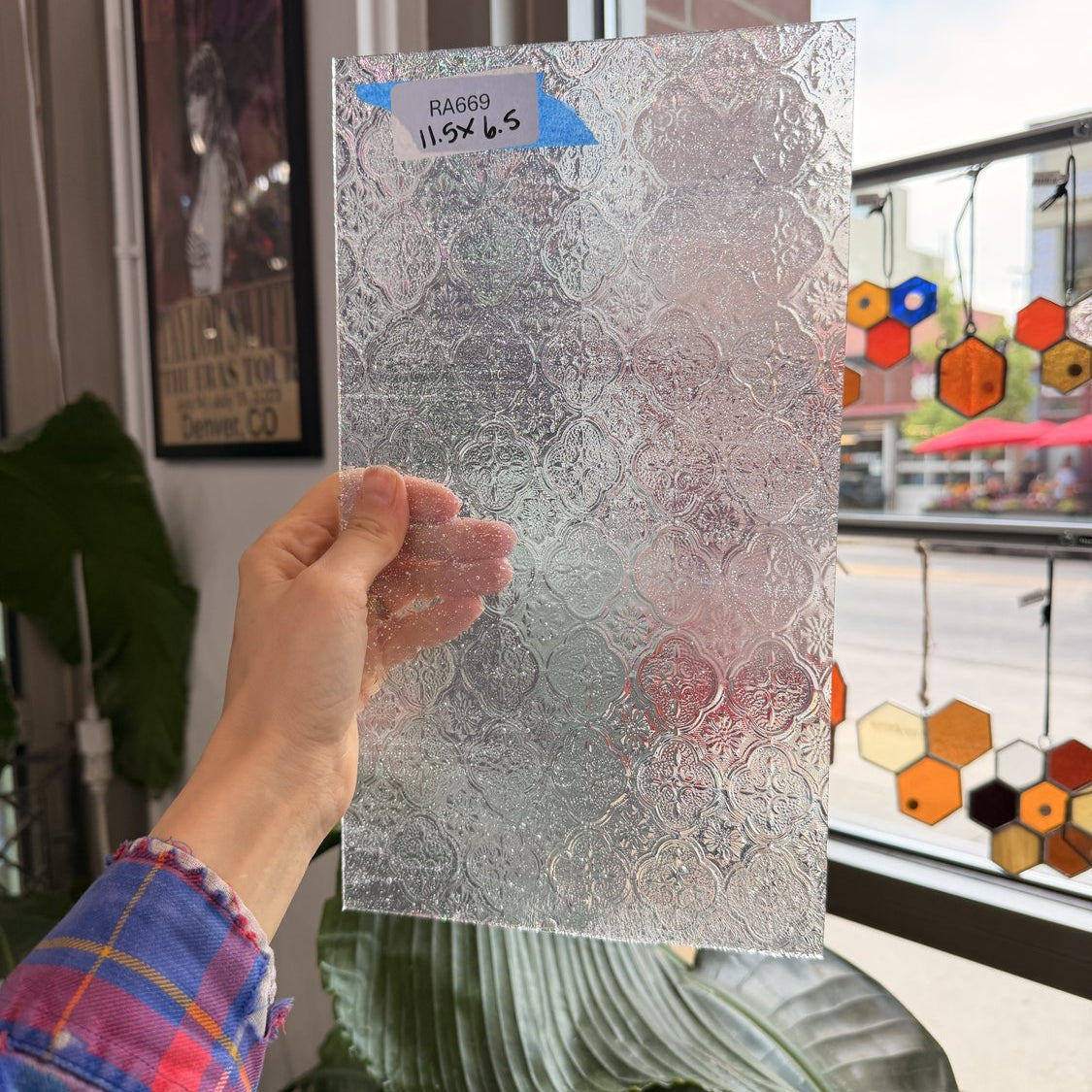 Iridescent Lace Clear