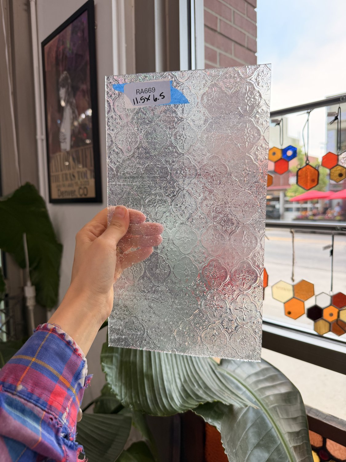 Iridescent Lace Clear