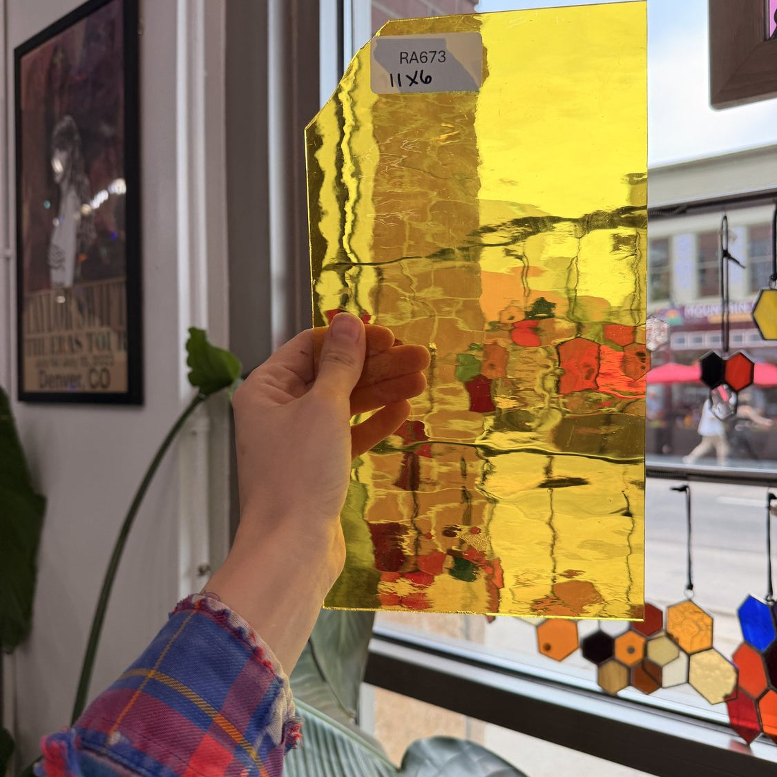 Yellow Waterglass Oceanside Fusible 96 COE