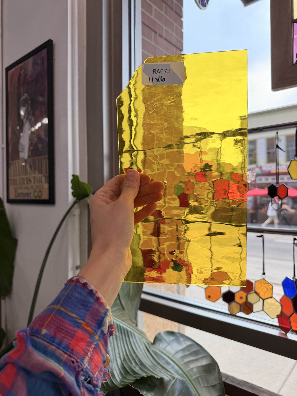 Yellow Waterglass Oceanside Fusible 96 COE