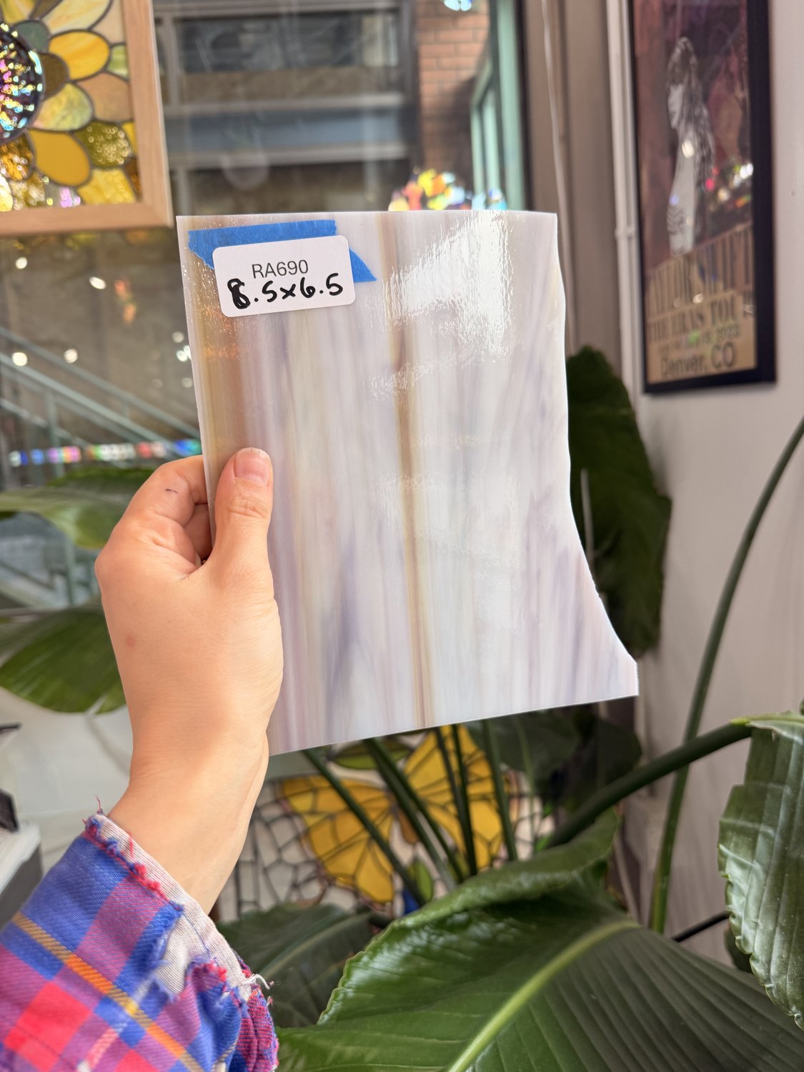 Purple/Amber/White Fusible 96 COE