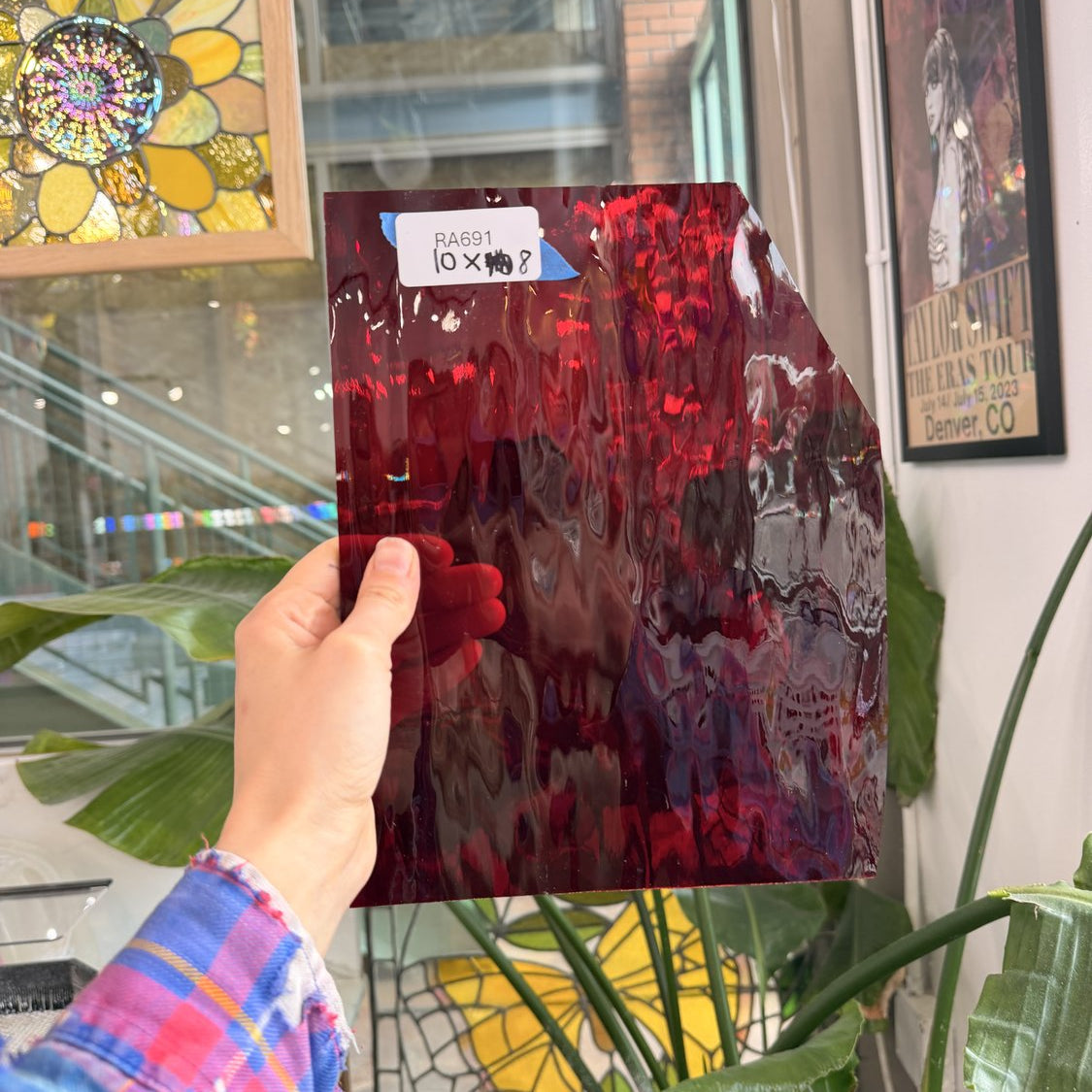Red Waterglass
