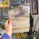 Medium Amber/White Oceanside Fusible 96 COE – RA696