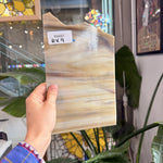Medium Amber/White Oceanside Fusible 96 COE – RA697