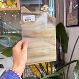 Medium Amber/White Oceanside Fusible 96 COE – RA697