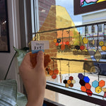 Mouthblown Yellow Transparent Sheet Glass