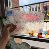 Seafoam Transparent Glue Chip Sheet Glass