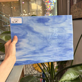 Blue White Wispy Mixed Opal Sheet Glass Spectrum
