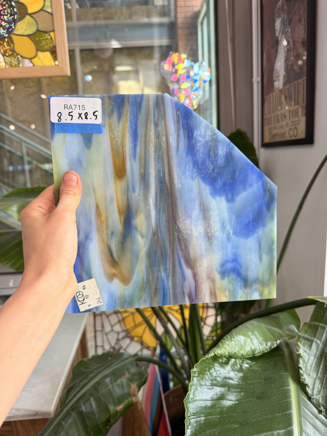 Multicolor Mixed Opal Kokomo Sheet Glass